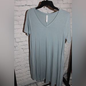 Sky Blue Basic Dress